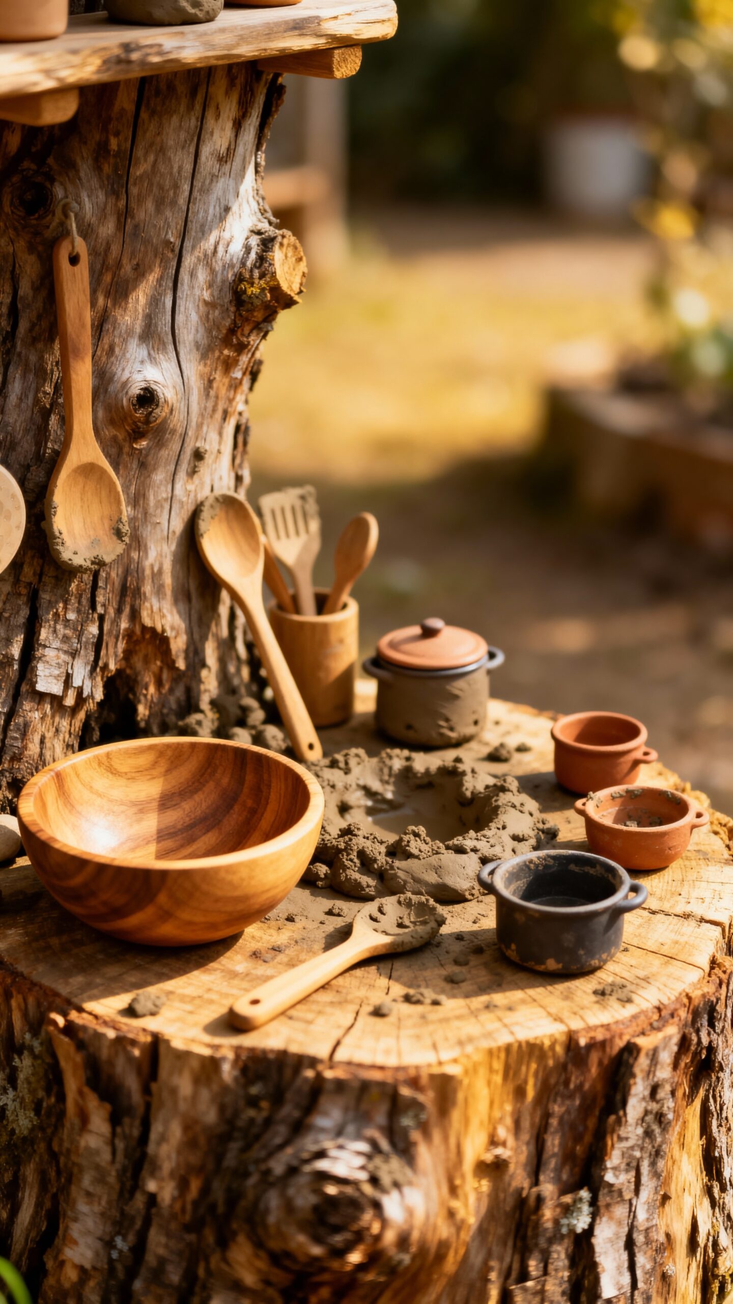 enchanting sustainable natural cooking station