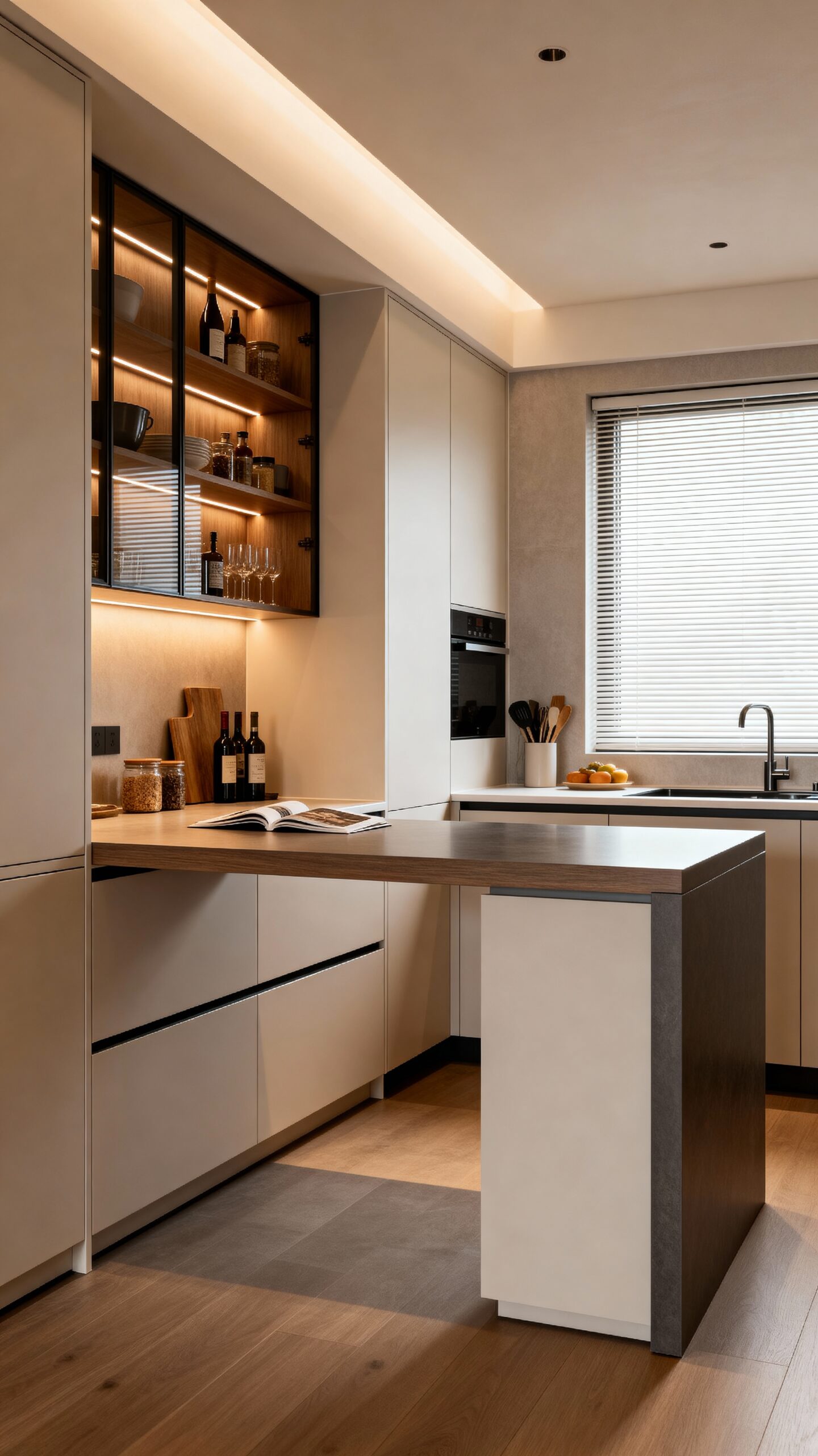 expandable kitchen workspace without remodeling