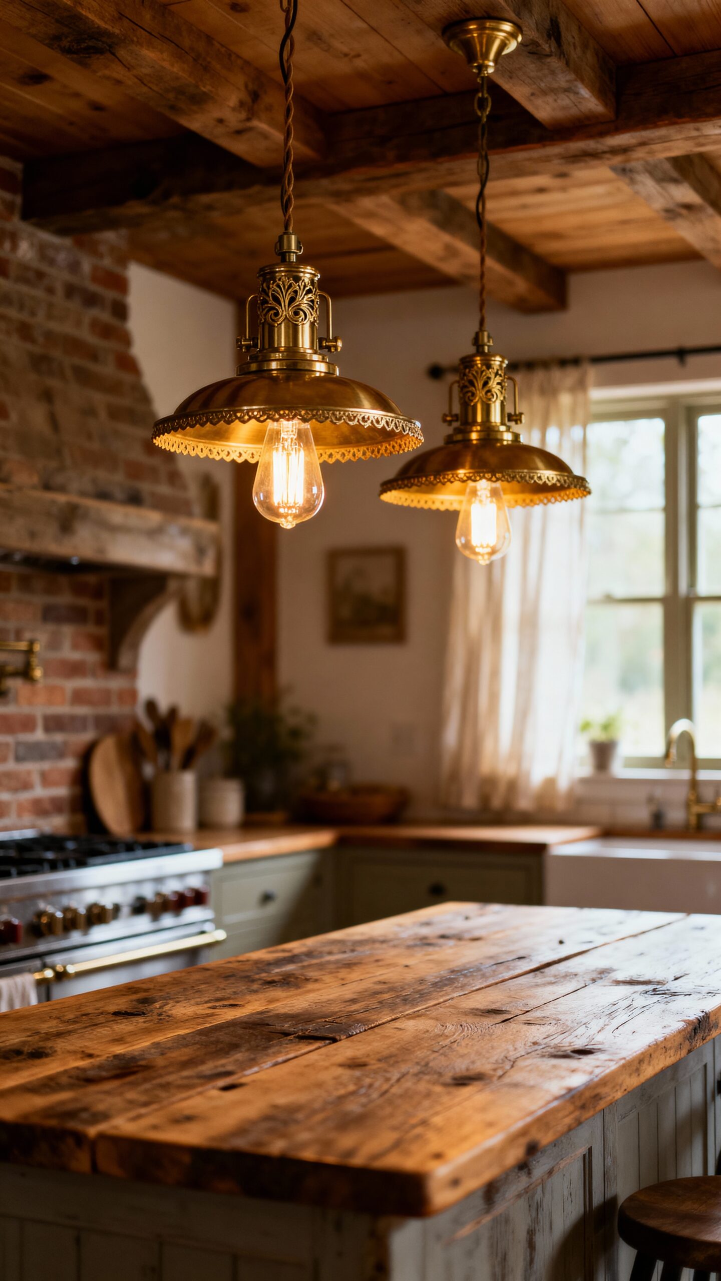 farmhouse inspired kitchen island pendant lights