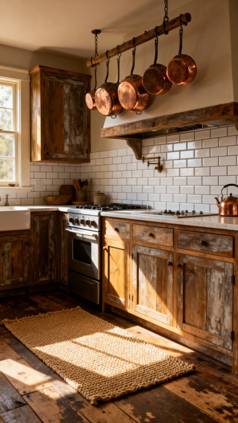farmhouse kitchen rug ideas warmth