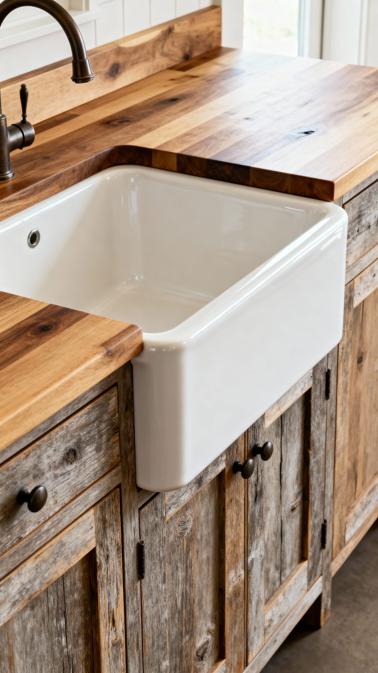 farmhouse sink on a budget