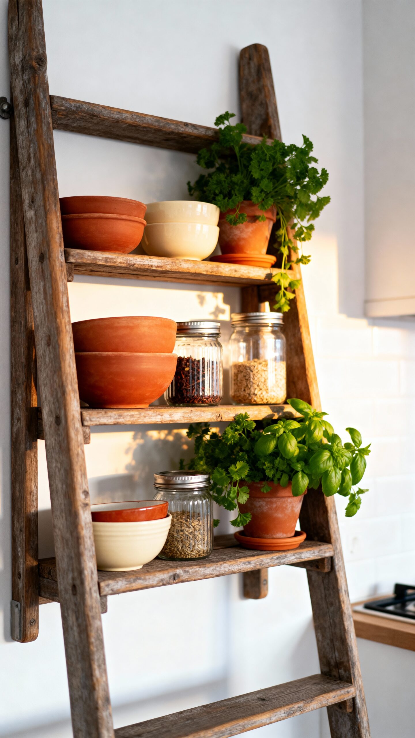 flexible adaptable freestanding open shelving