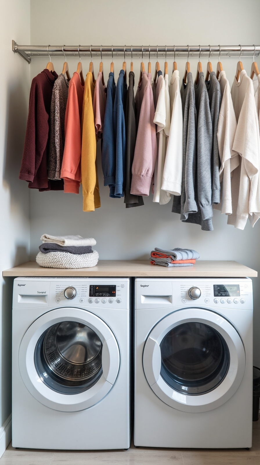flexible magnetic laundry room storage