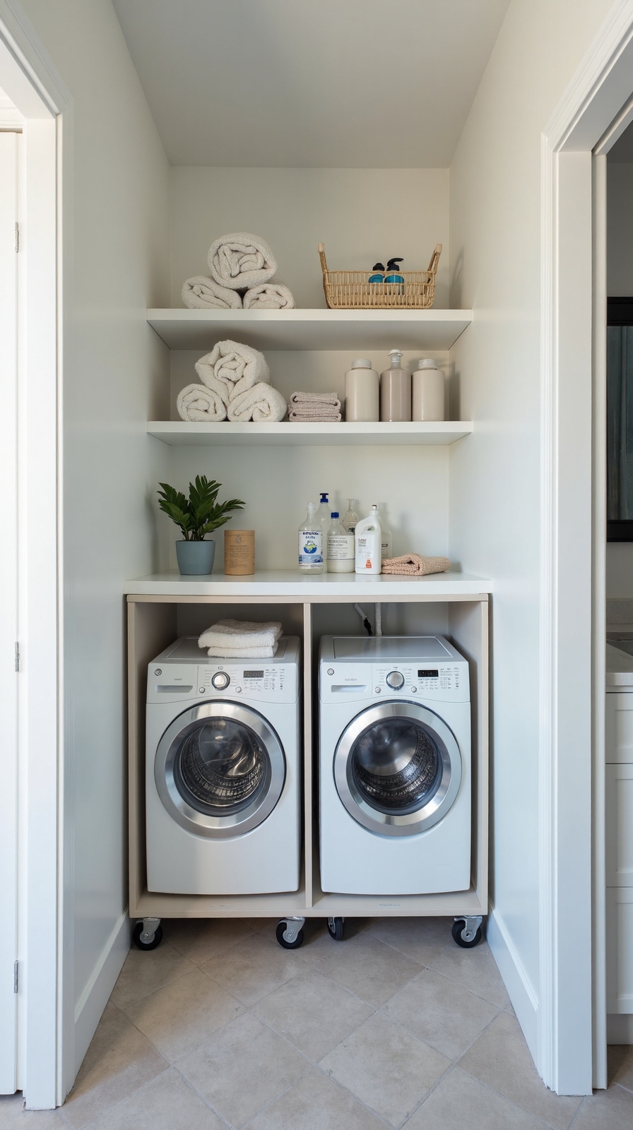 flexible portable customizable laundry storage