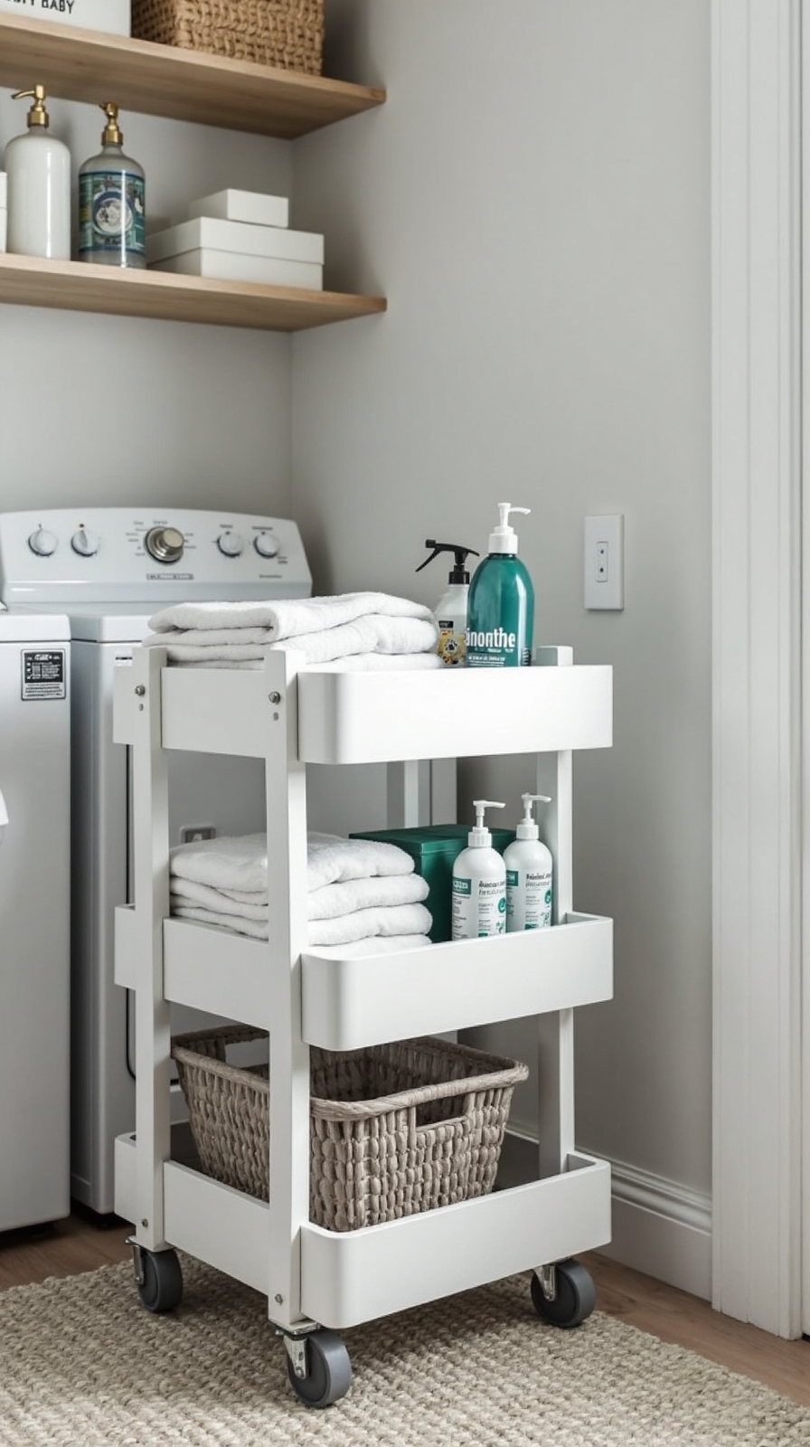 flexible portable organized laundry storage