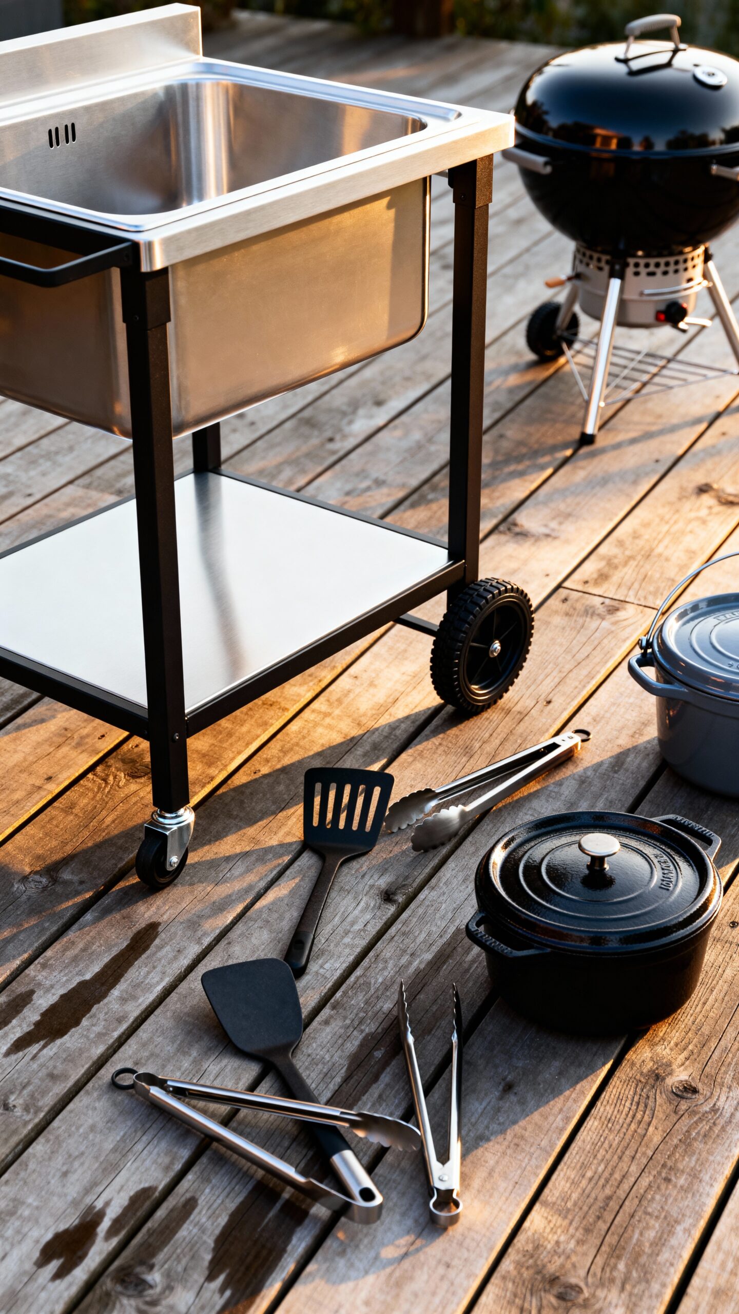 flexible portable weather resistant outdoor sink