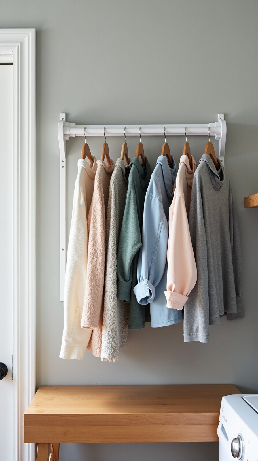 flexible space saving laundry drying racks