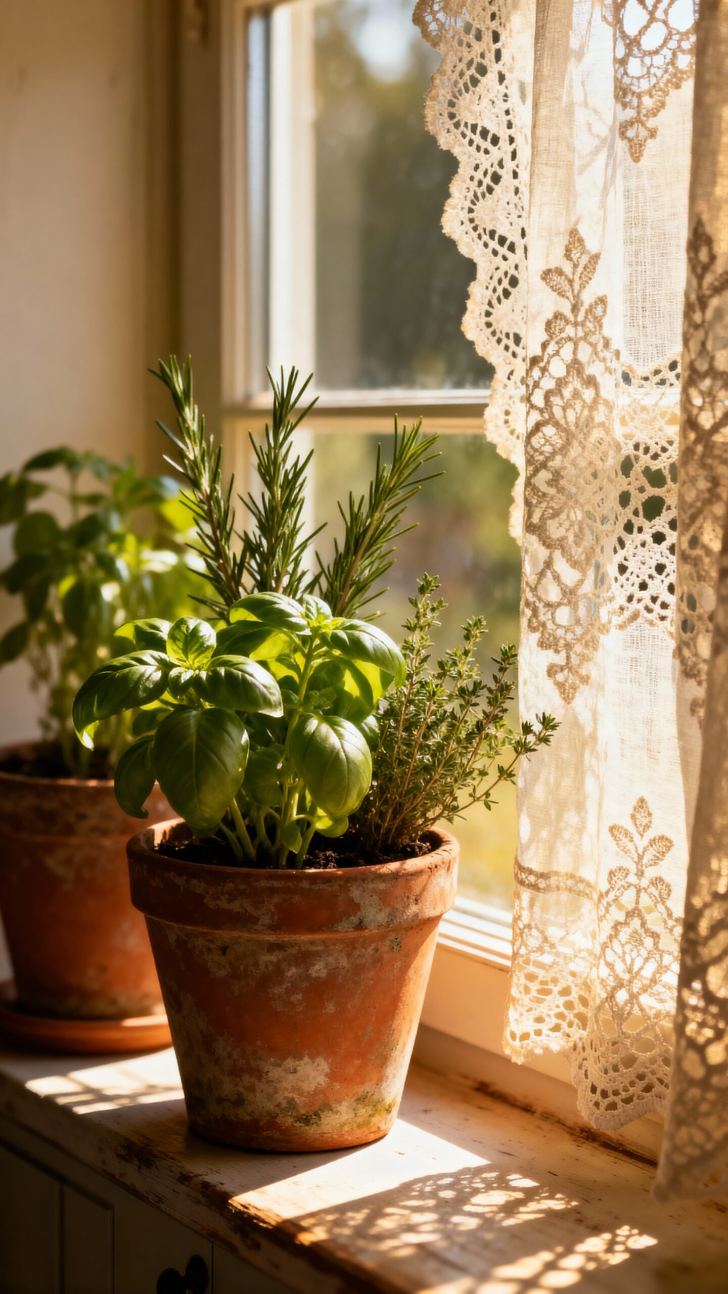fragrant lively nature connected kitchen garden