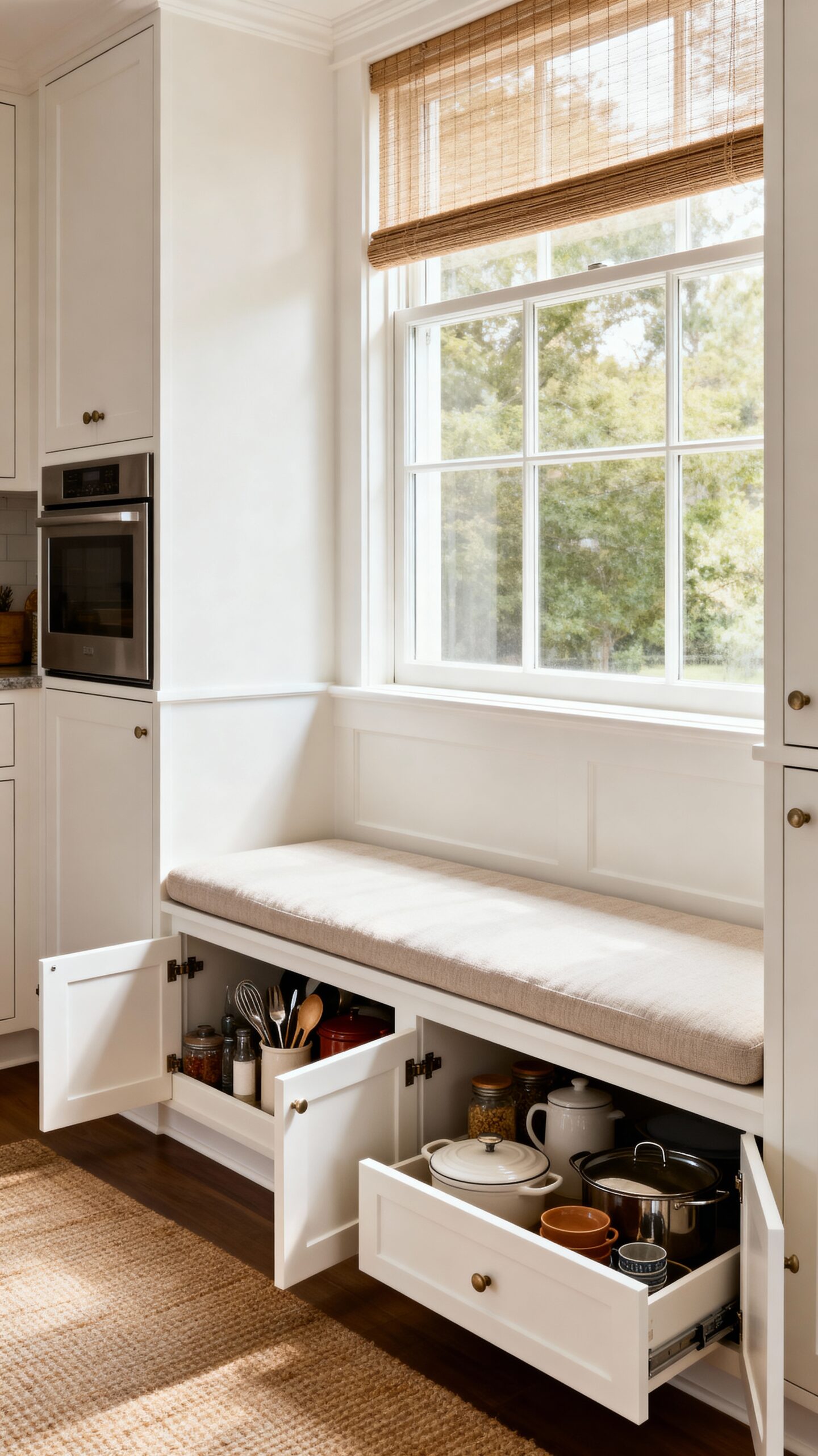 functional comfortable customizable window seating