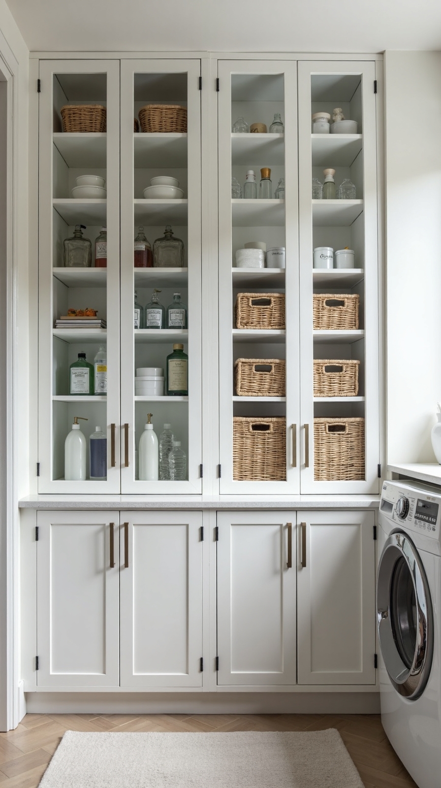 functional organized versatile laundry storage