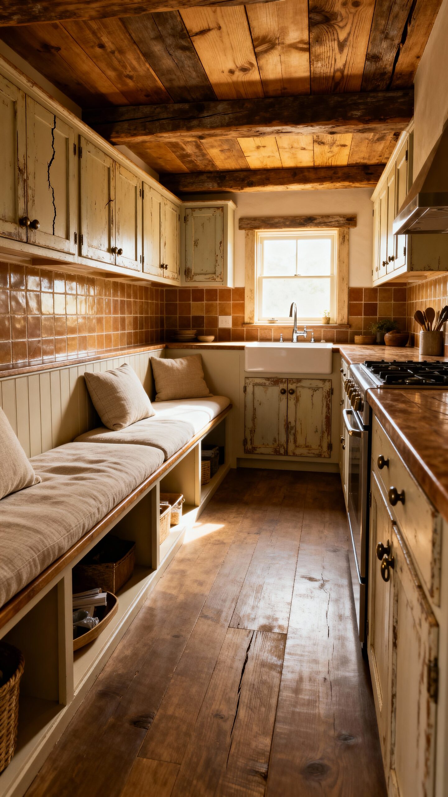 functional storage rich customizable banquette seating