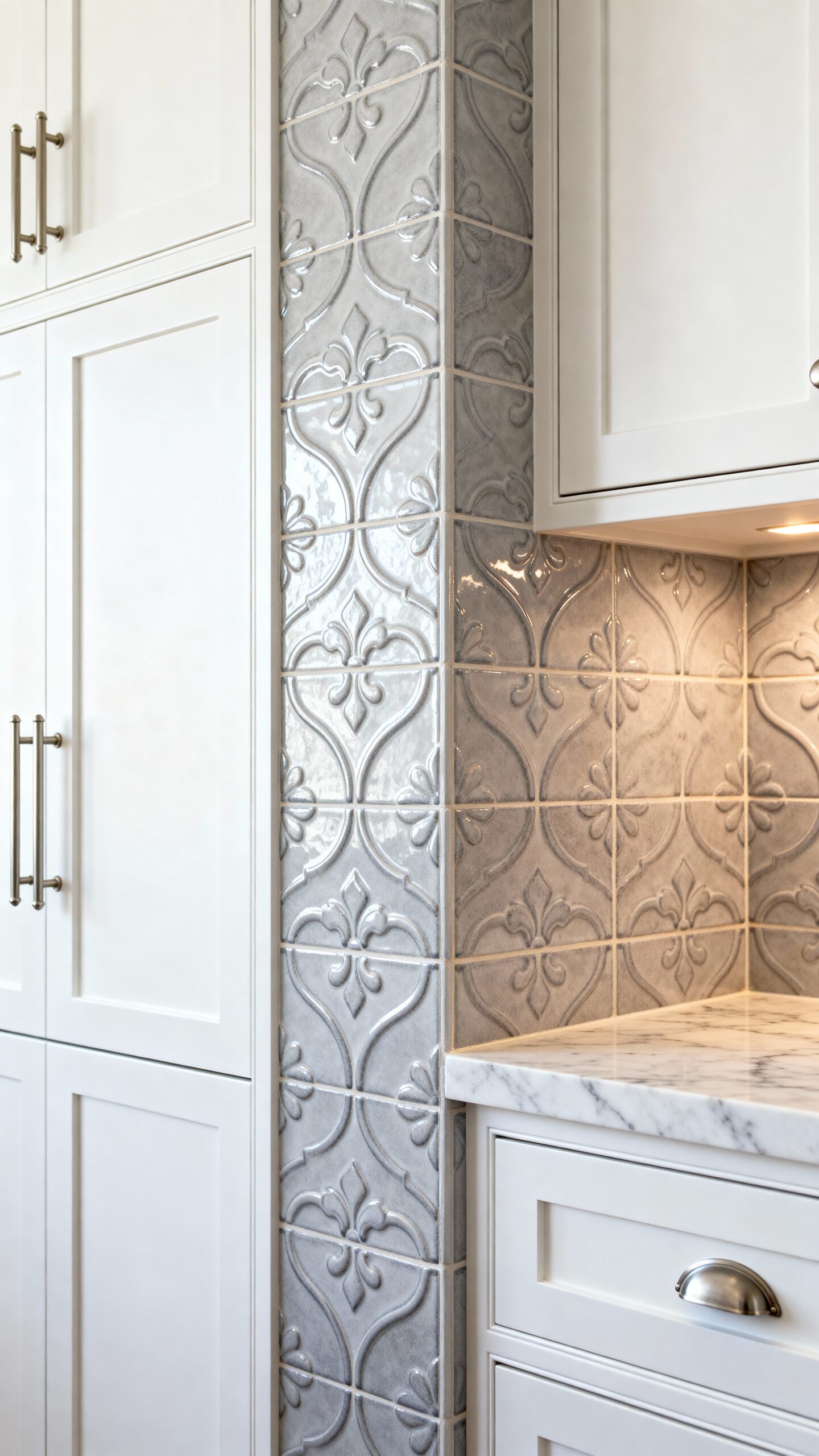 graceful curved ornate arabesque tiles