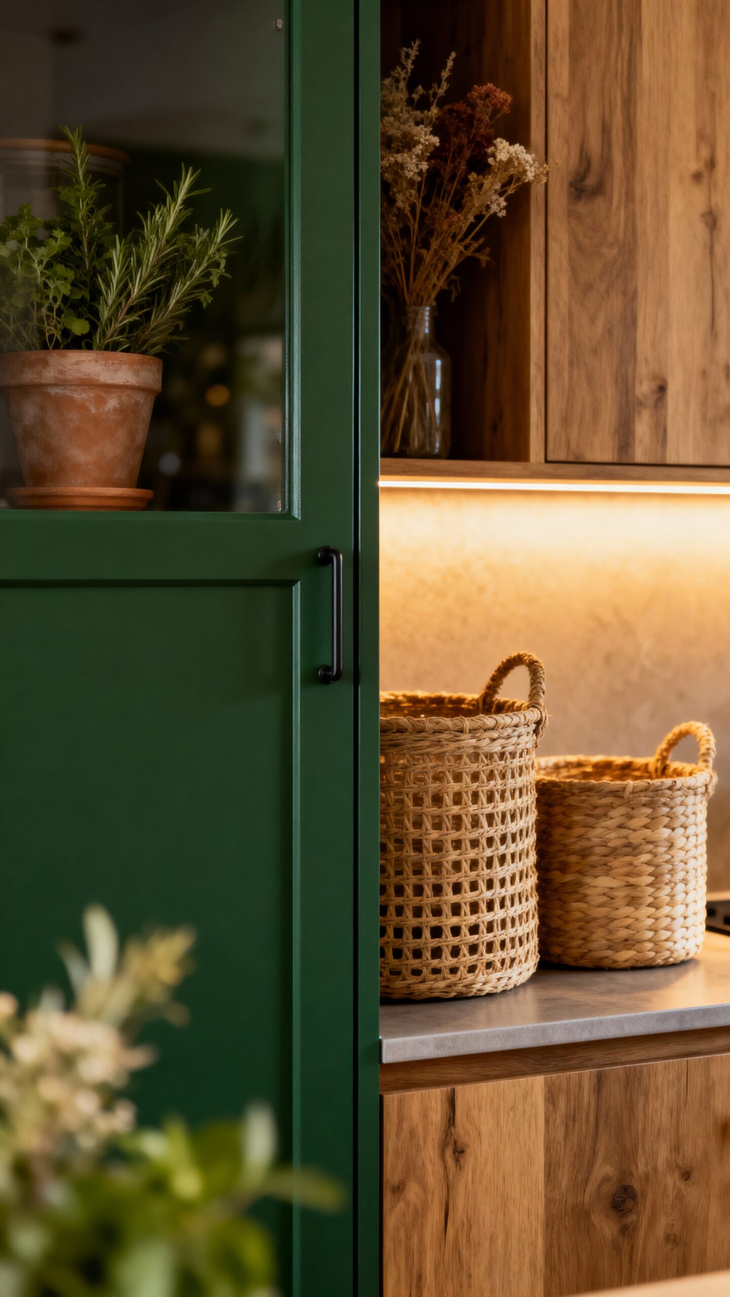 grounding nature inspired pantry organization