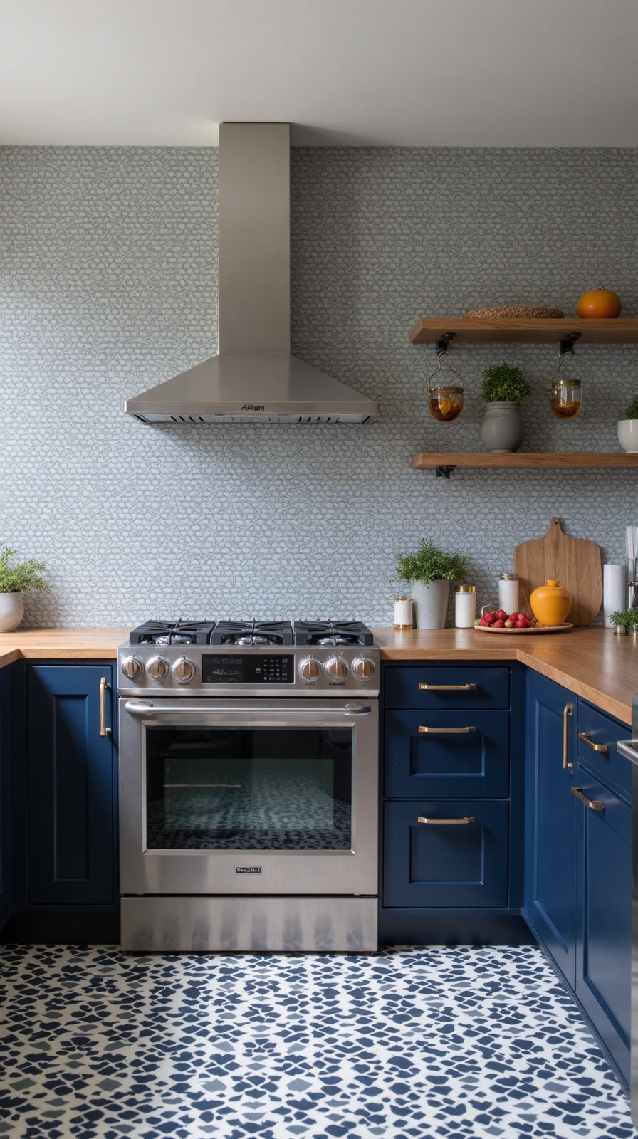 handmade bold geometric cement tiles