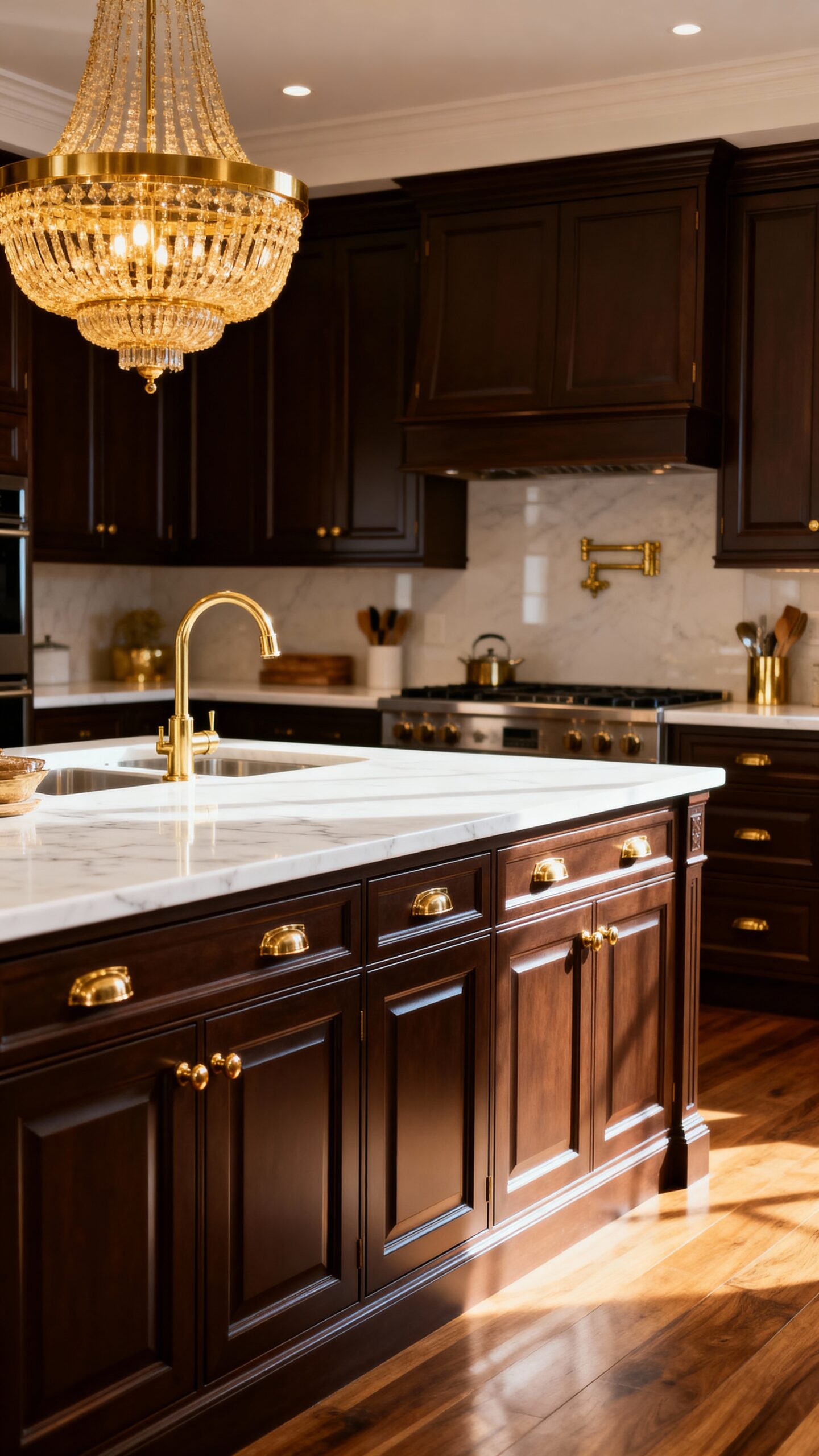 harmonious two tone kitchen design