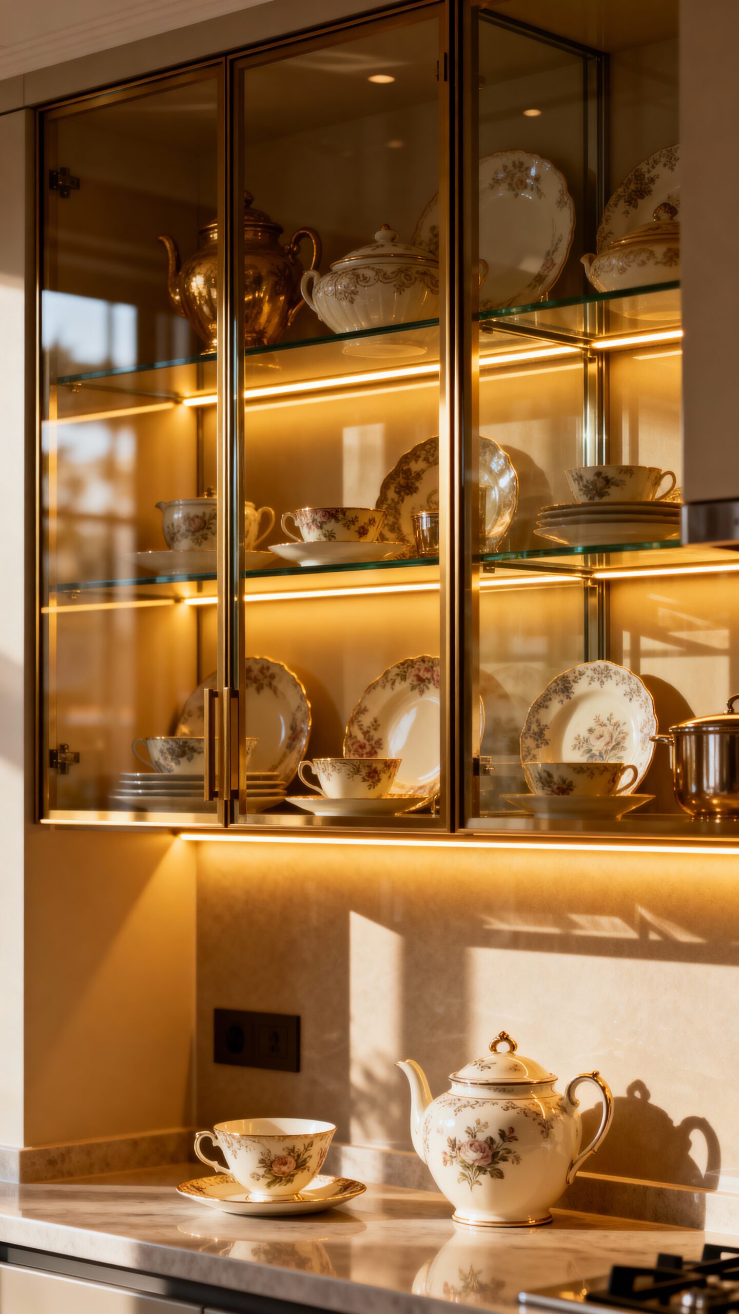 illuminated vintage display captivating focal point