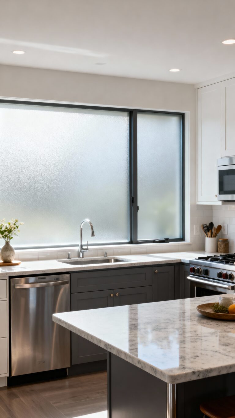 kitchen window privacy
