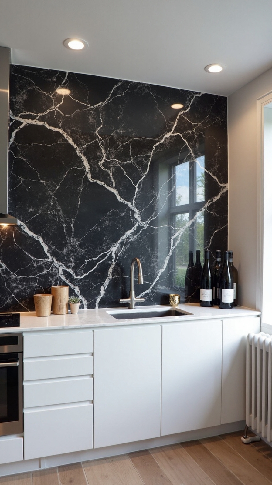 lavish dramatic seamless sophisticated kitchen