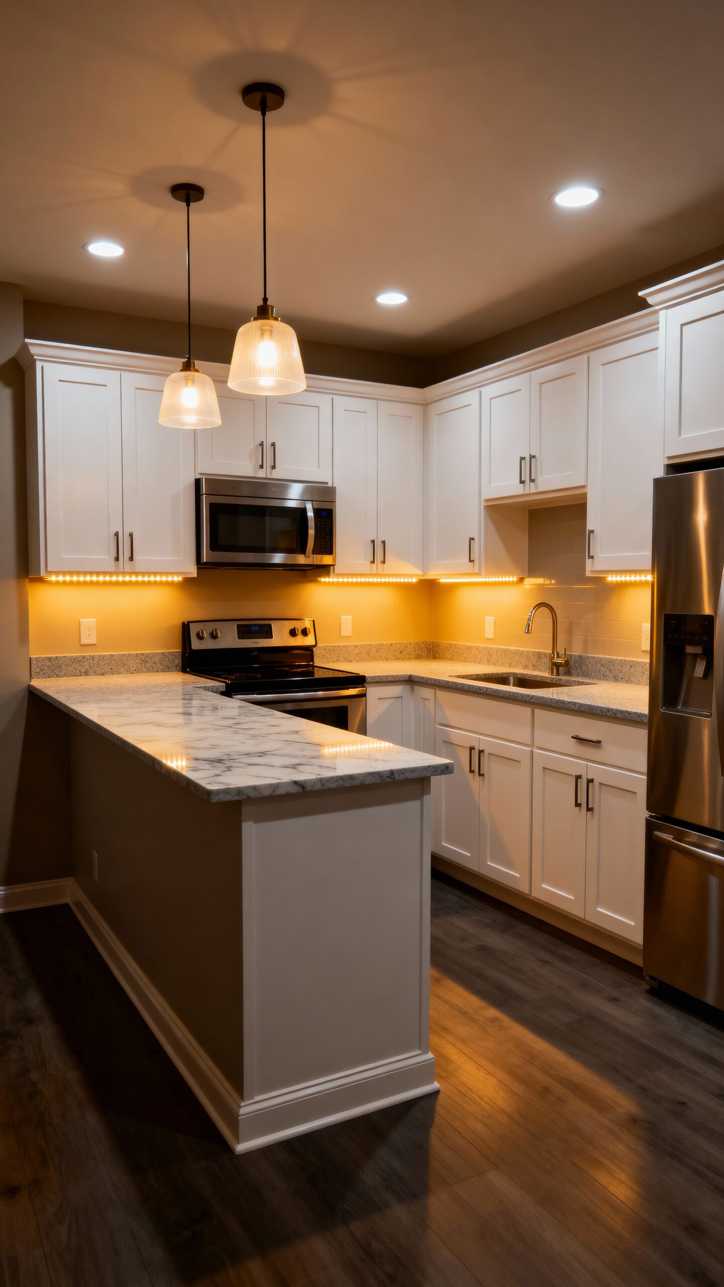 layered functional bright spacious