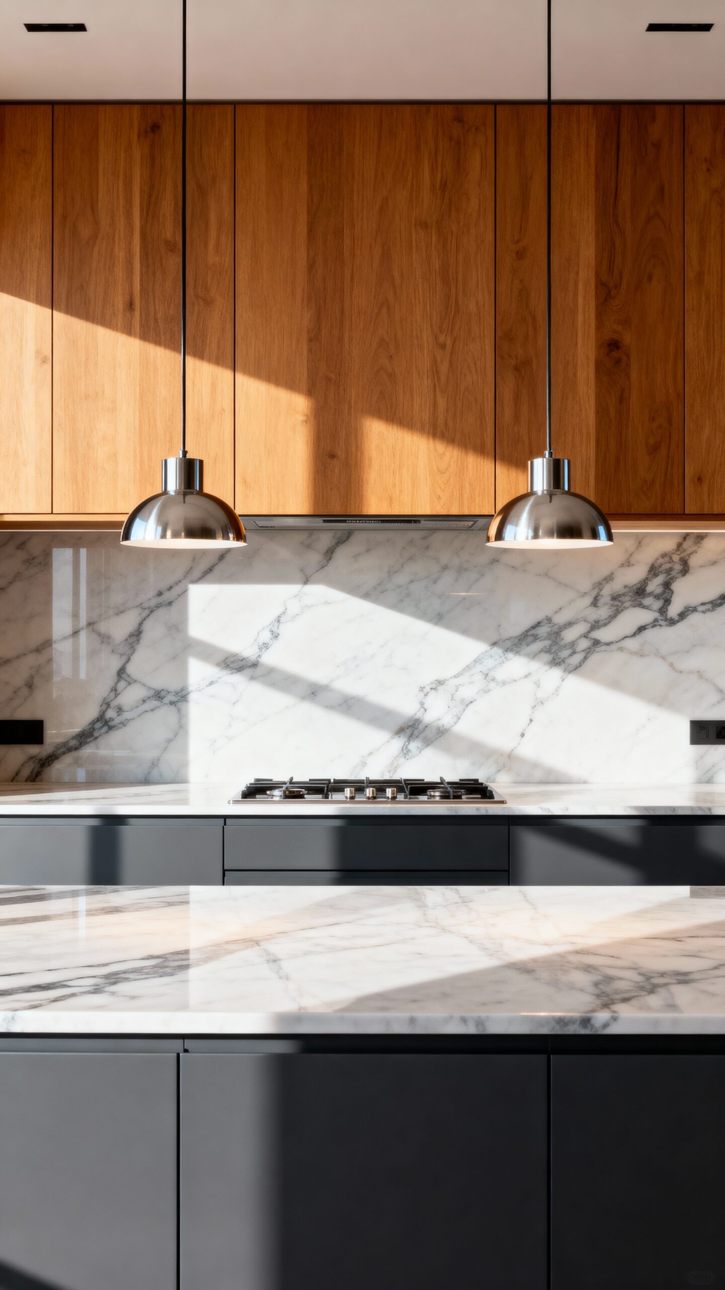 layered natural harmony kitchen design