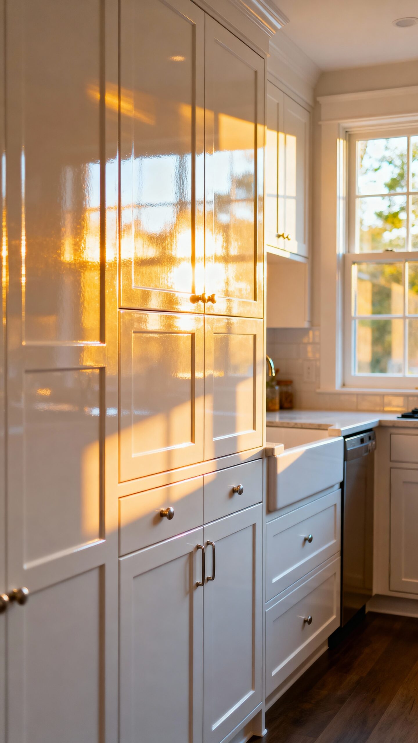 light enhancing cabinet choices