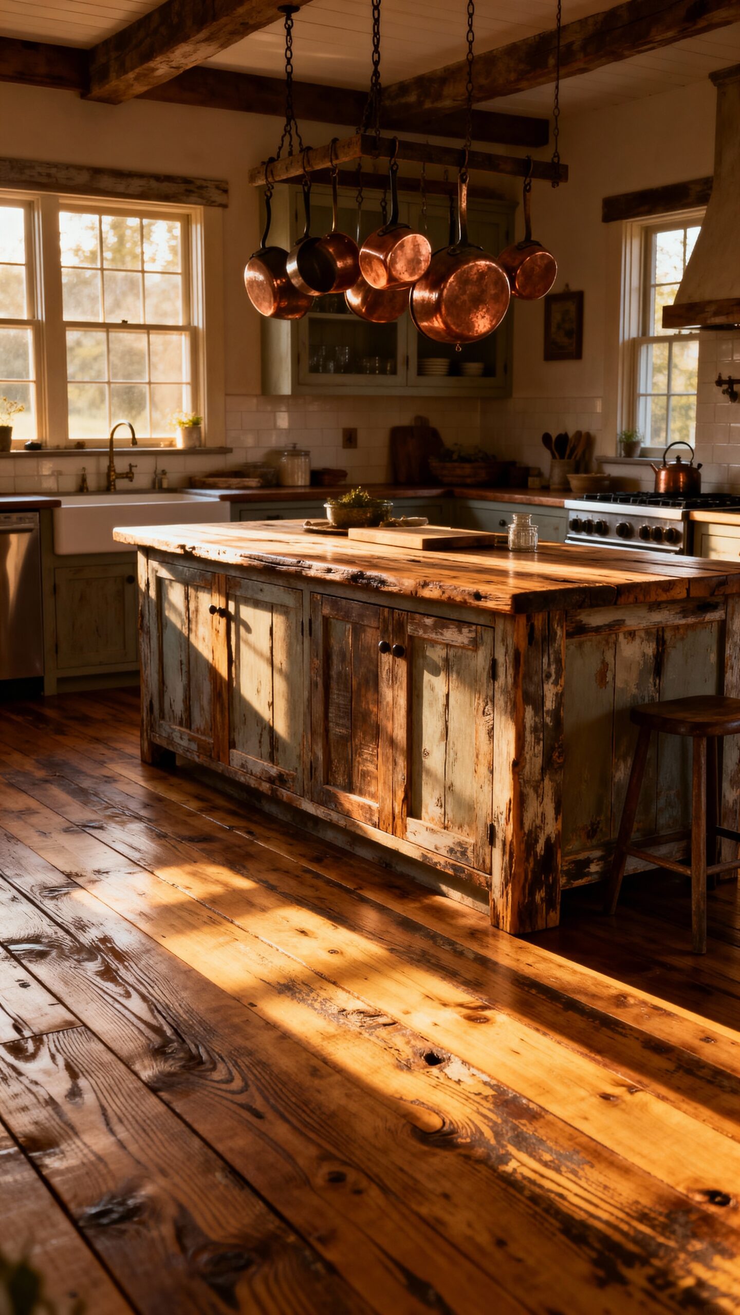 lived in weathered farmhouse charm