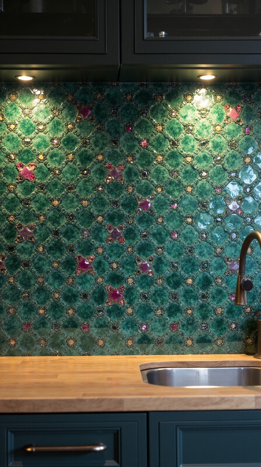 luminous shimmering sophisticated inviting