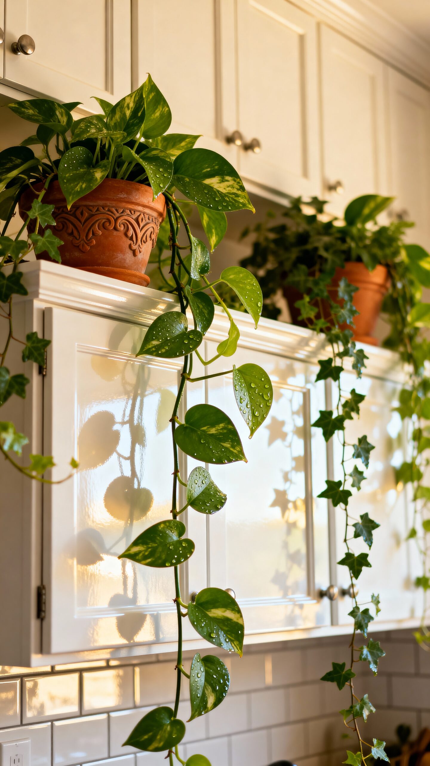 lush indoor trailing plant garden