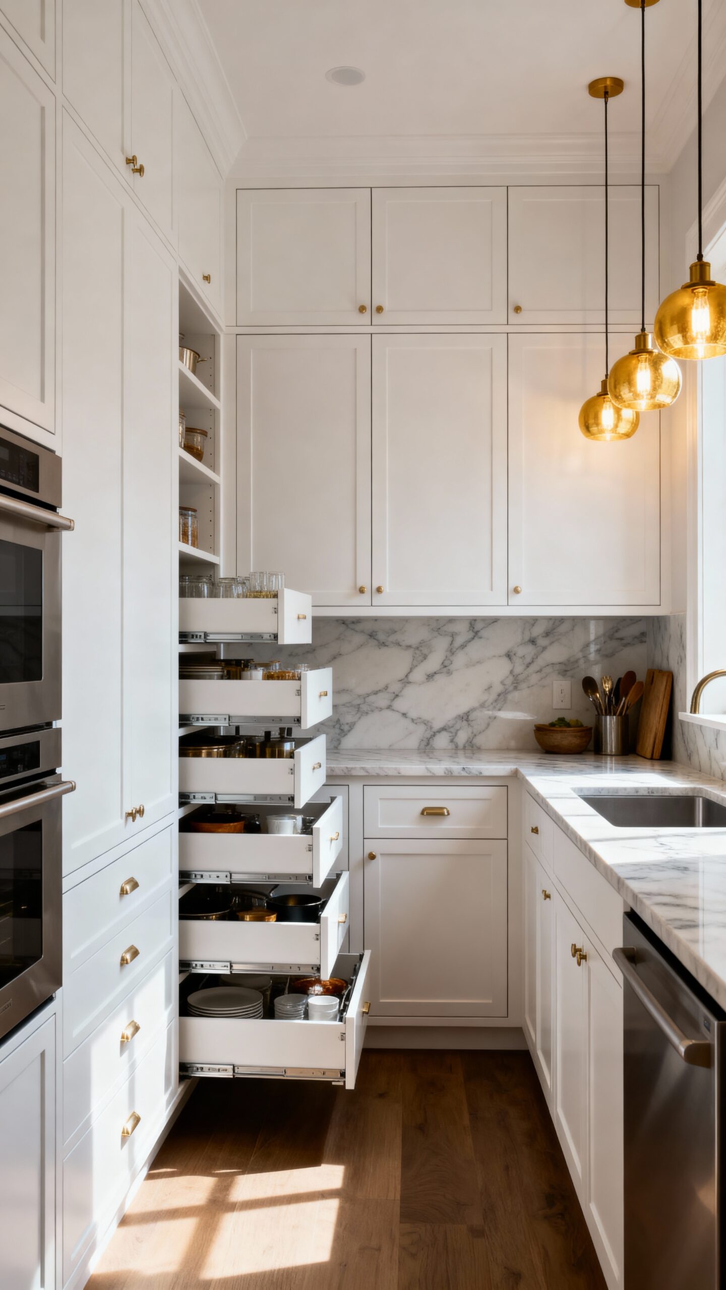 maximize corner pantry storage potential