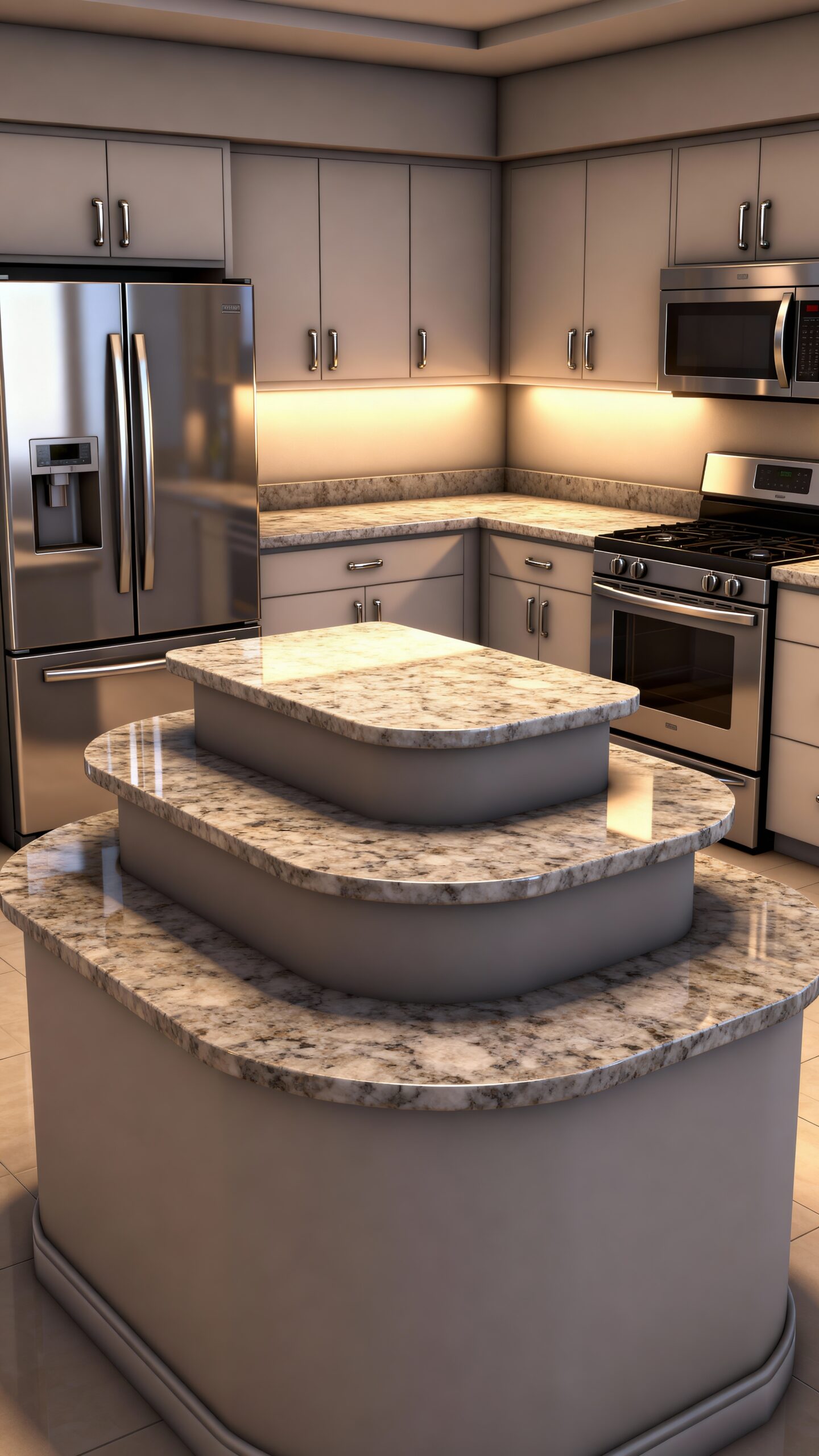 maximize functionality delineate zones conceal appliances enable prep cooking dining