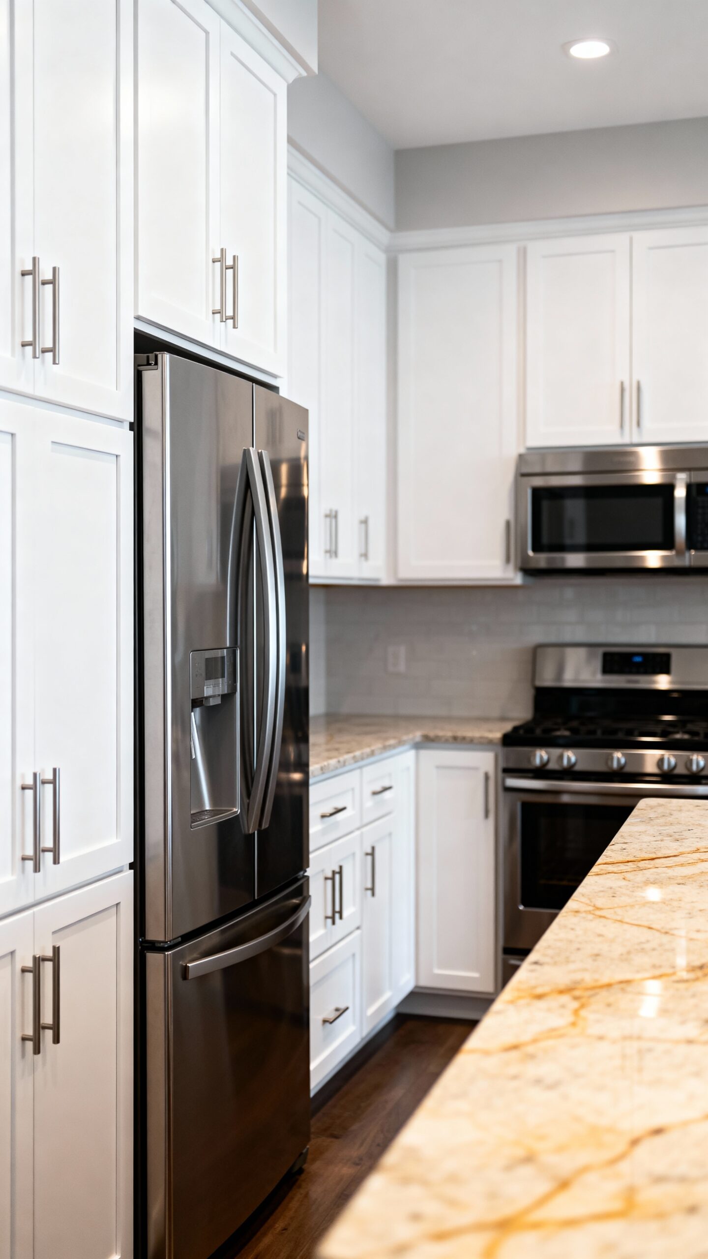 maximize kitchen storage vertical design