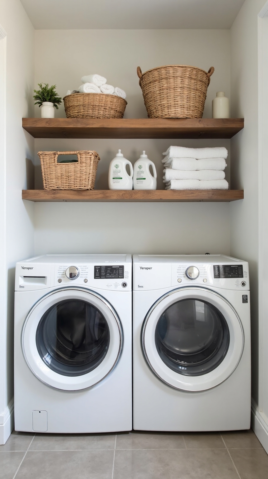 maximize laundry room storage efficiently