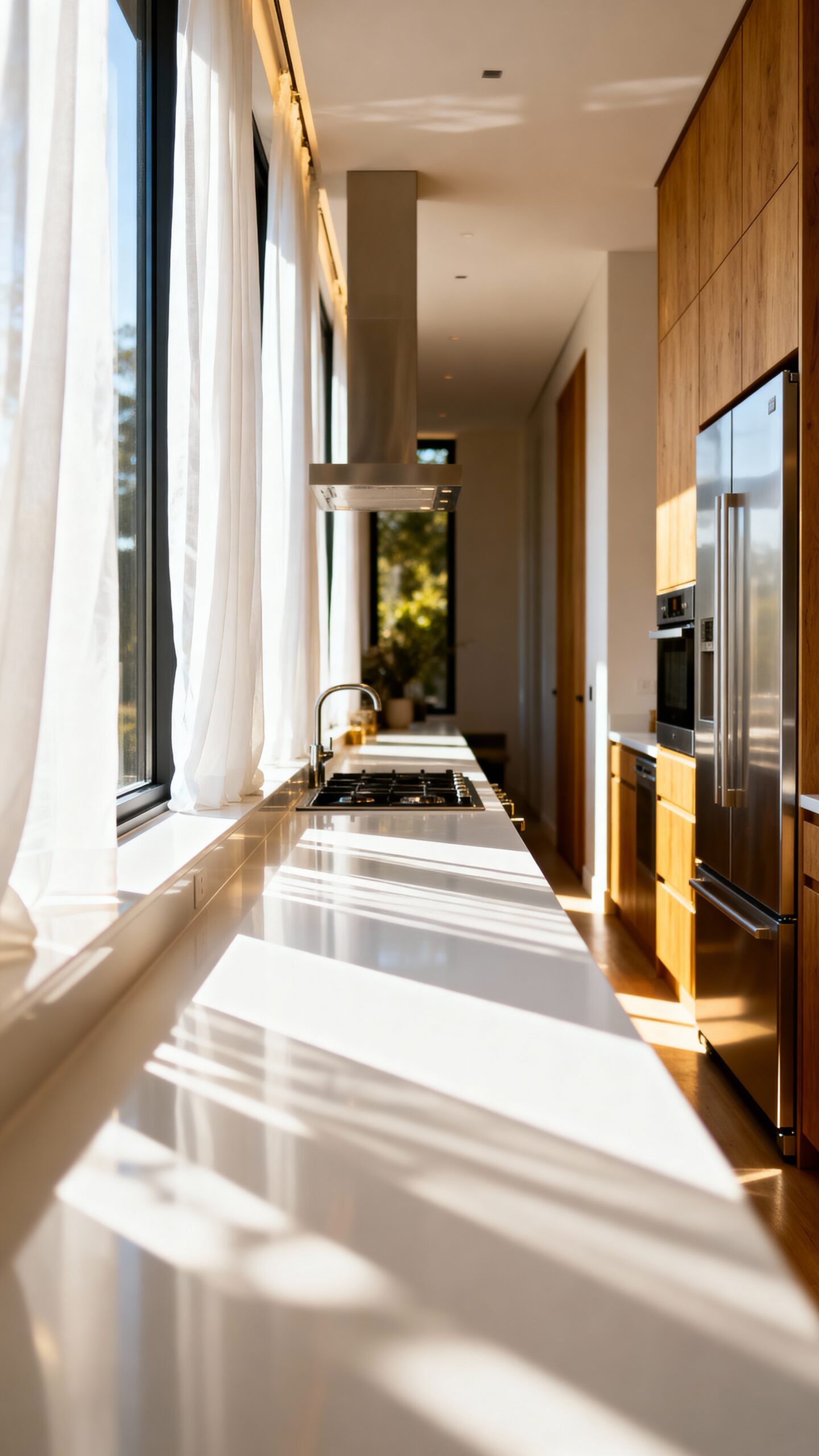 maximize natural light minimize visual obstruction