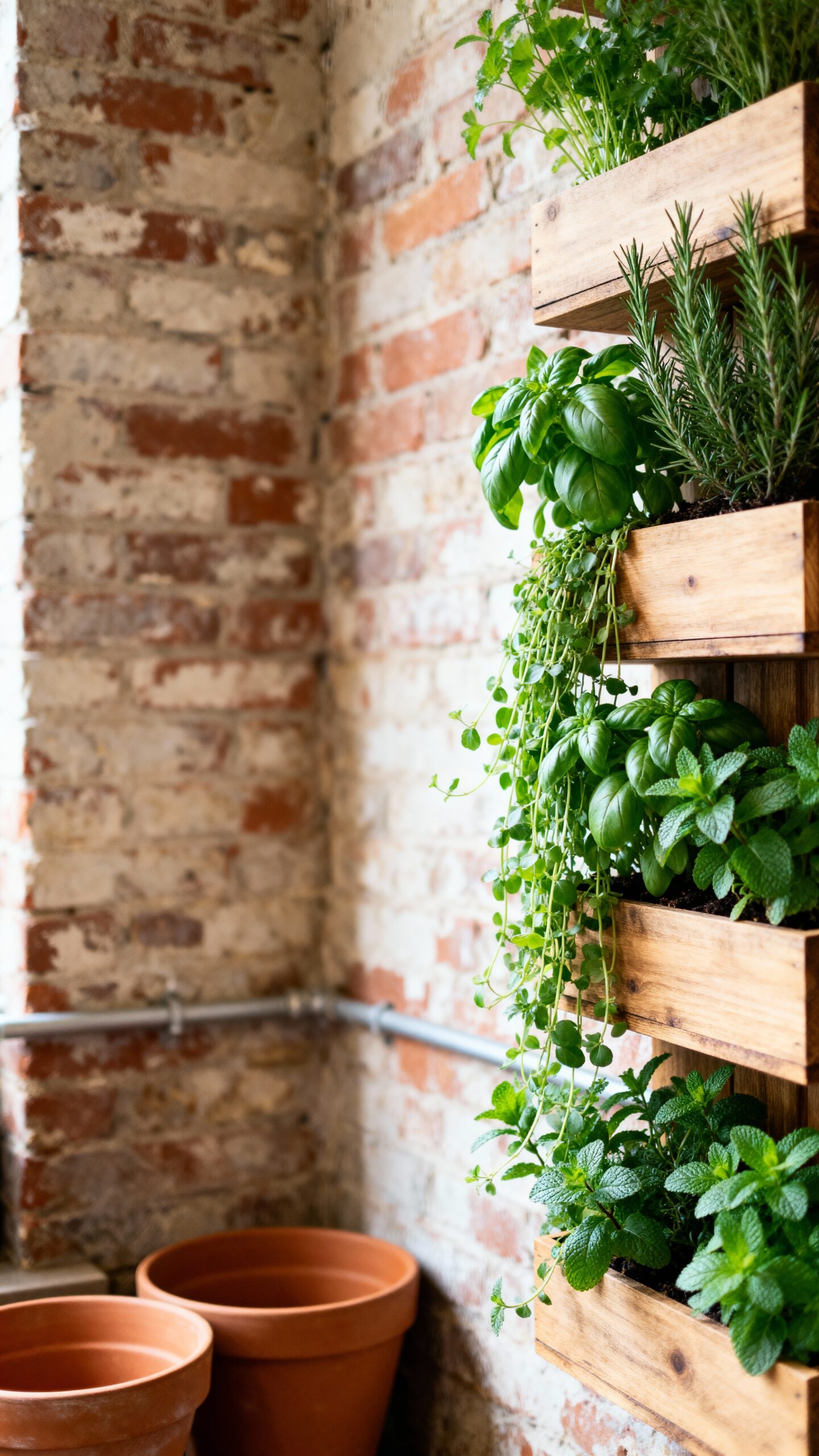 maximize small space herb gardening visually