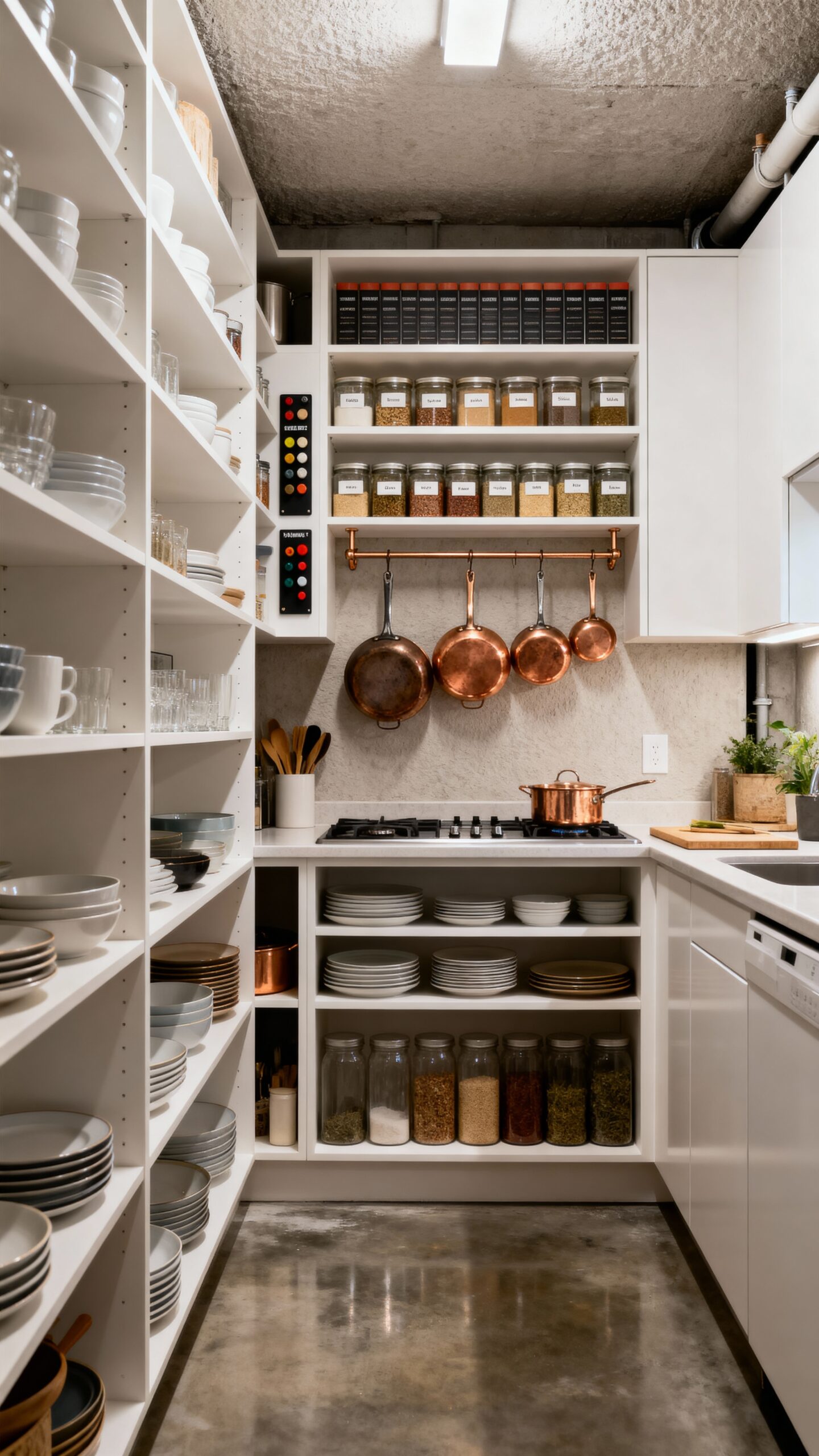maximize vertical kitchen storage solutions