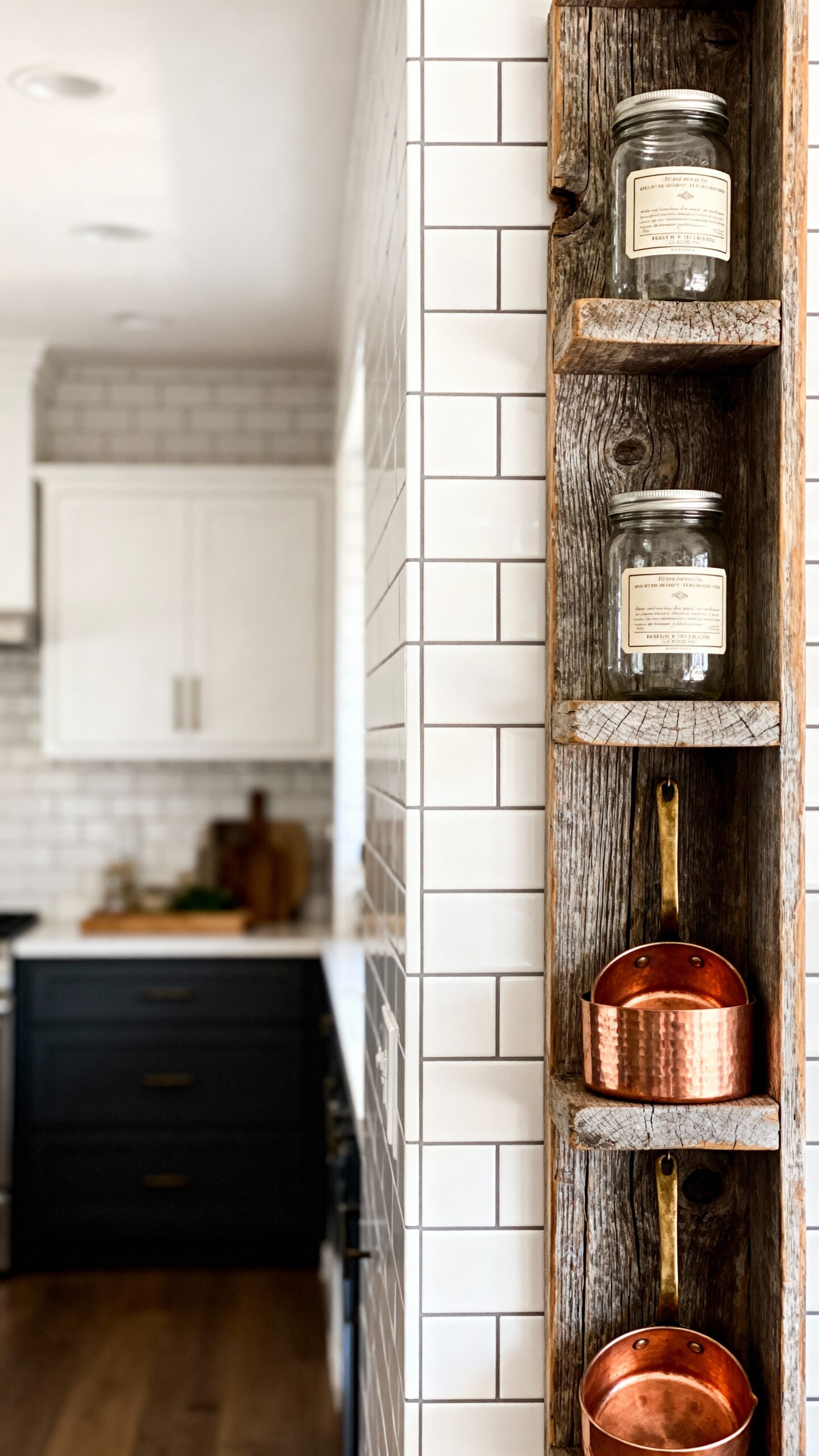 maximize vertical storage rustic charm