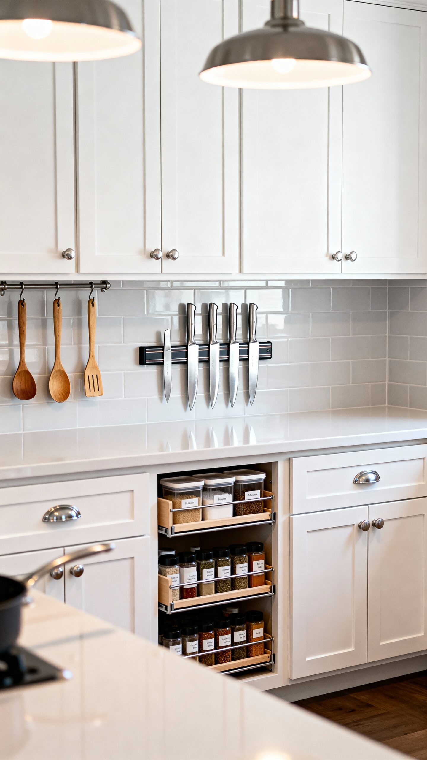 maximize vertical storage without drilling