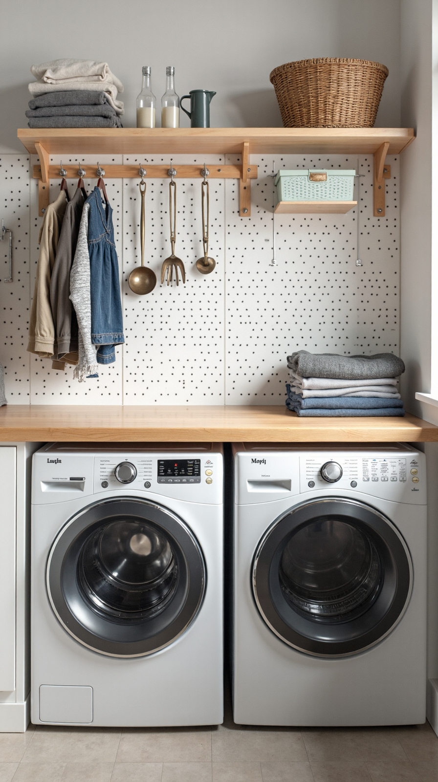 maximized laundry room organization solution