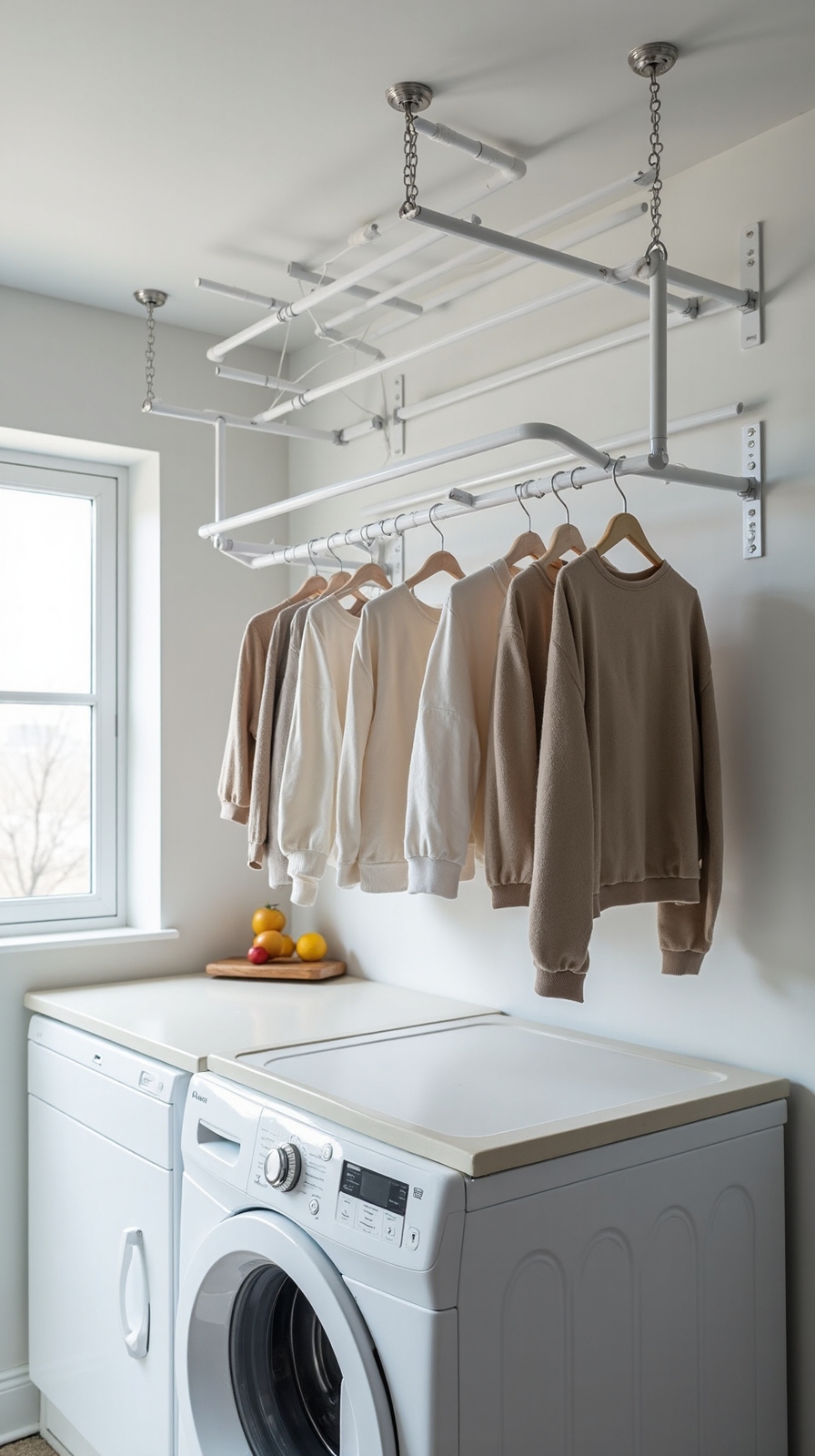 maximizing vertical drying space efficiently