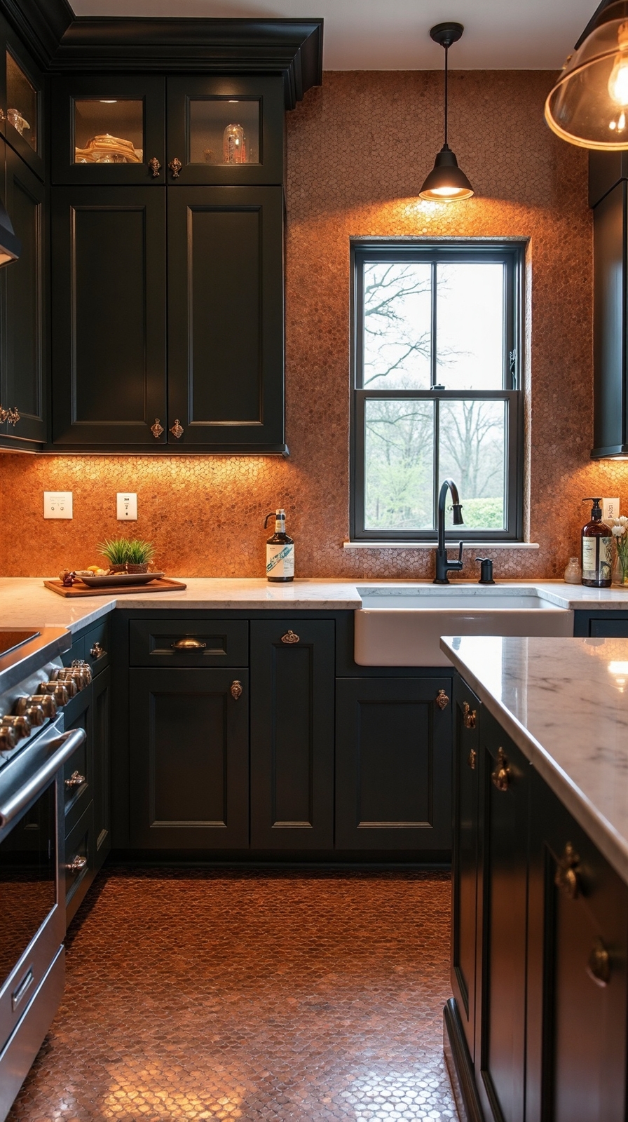 metallic earthy artisanal streamlined workspace