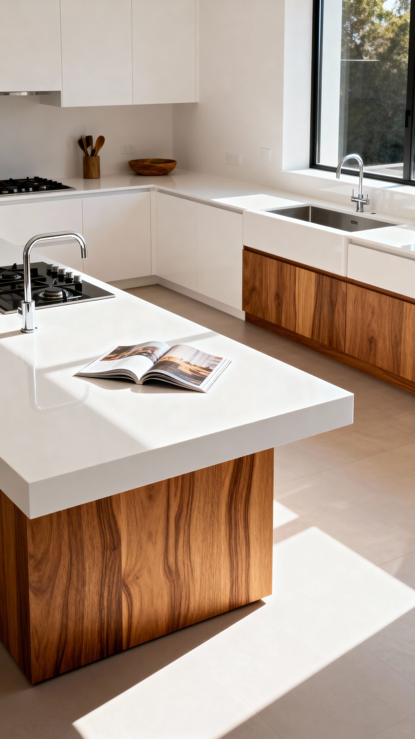 minimalist airy uncluttered modern