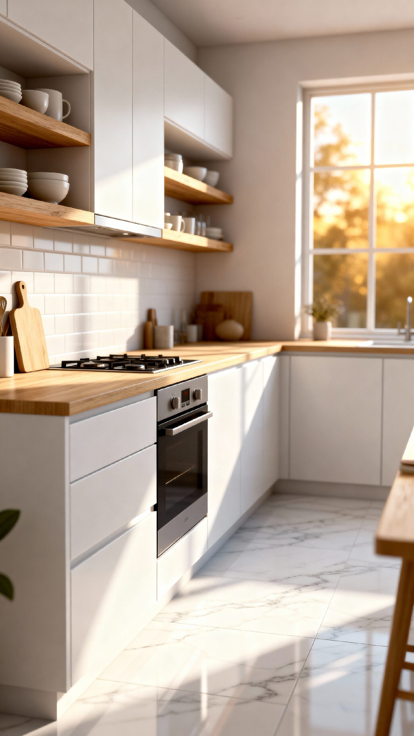 minimalist scandinavian cozy balanced