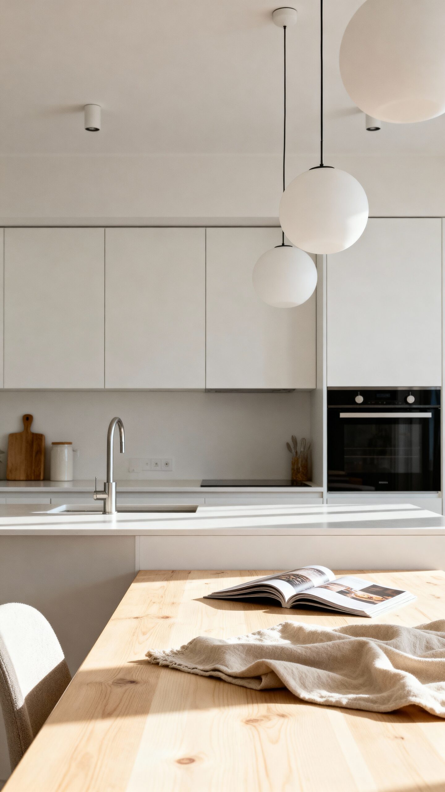 minimalist scandinavian inspired kitchen design