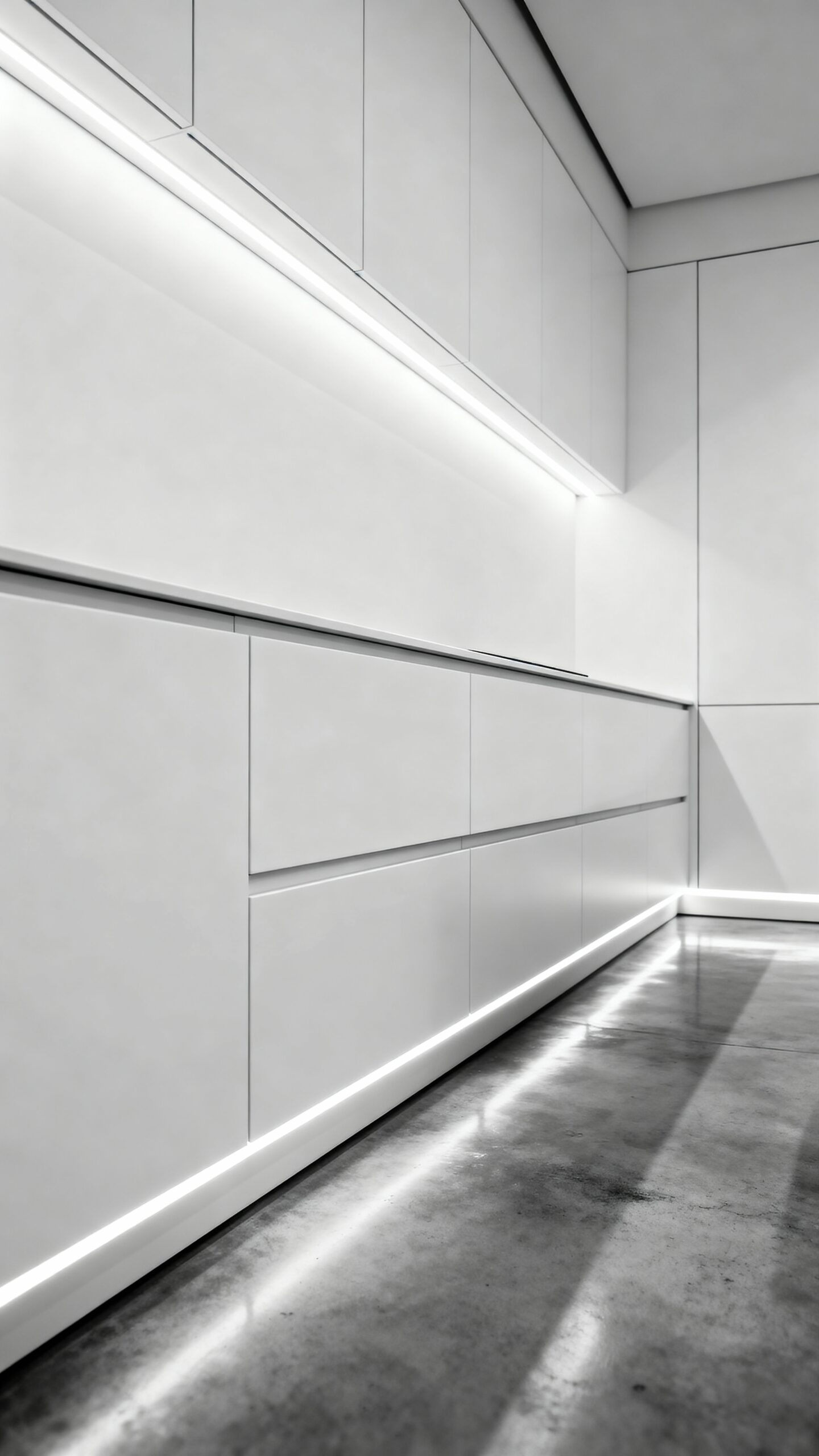 minimalist sleek seamless contemporary
