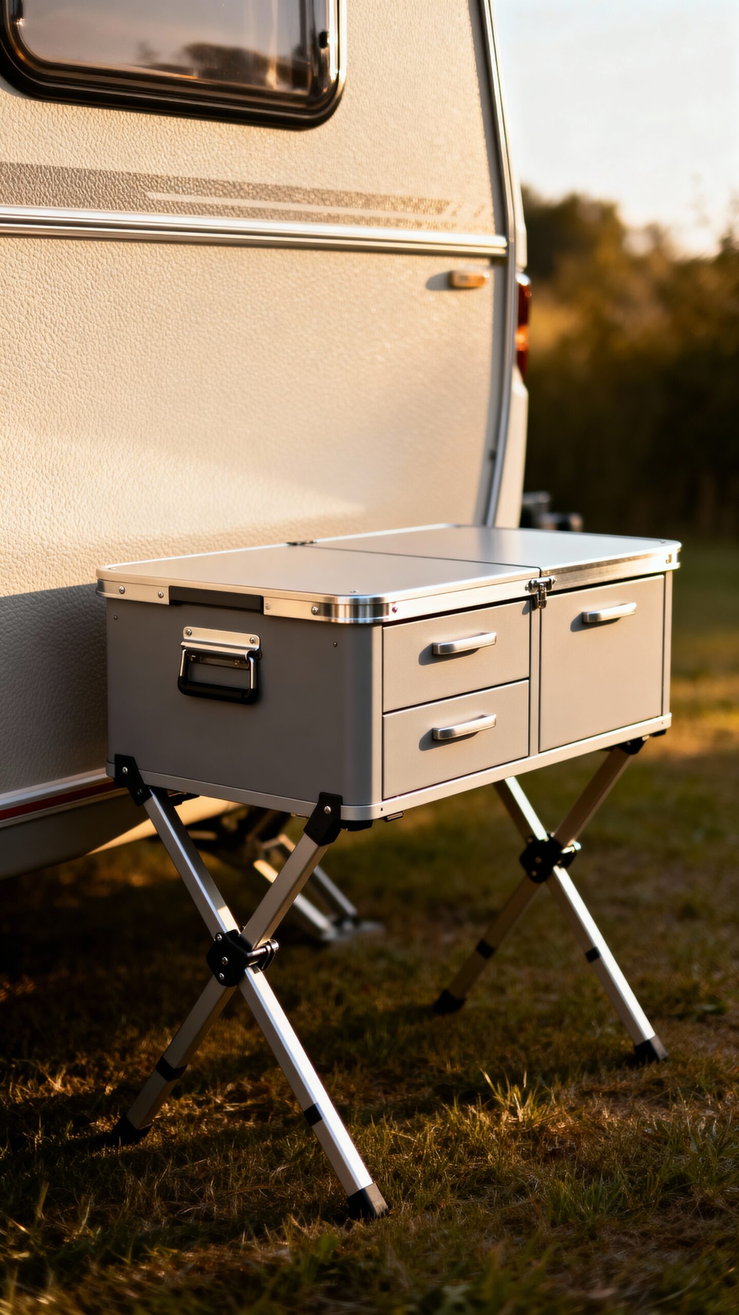 modular compact versatile camp kitchen islands