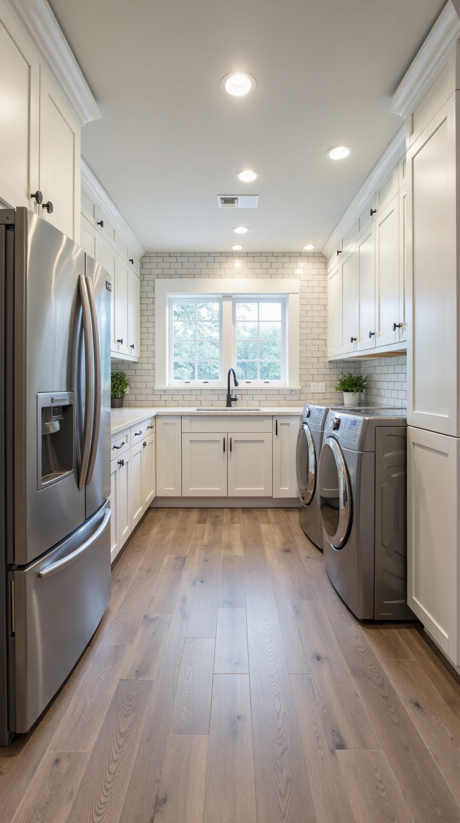 moisture resistant low maintenance basement laundry flooring