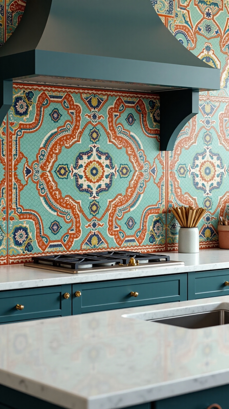 moroccan inspired bold transformative kitchen designs