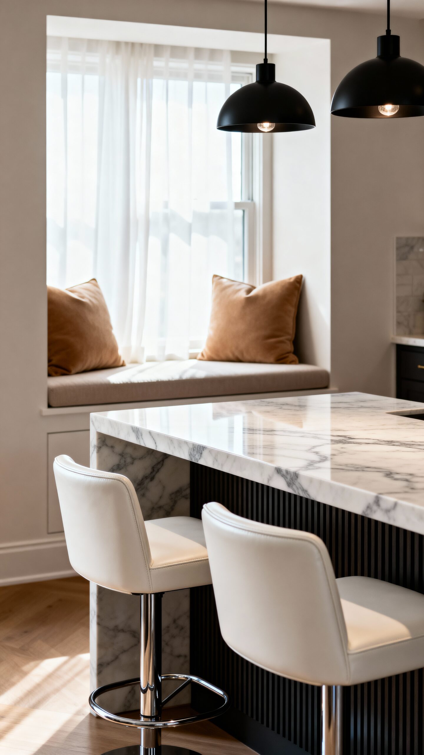 multifunctional breakfast bar workspace extension