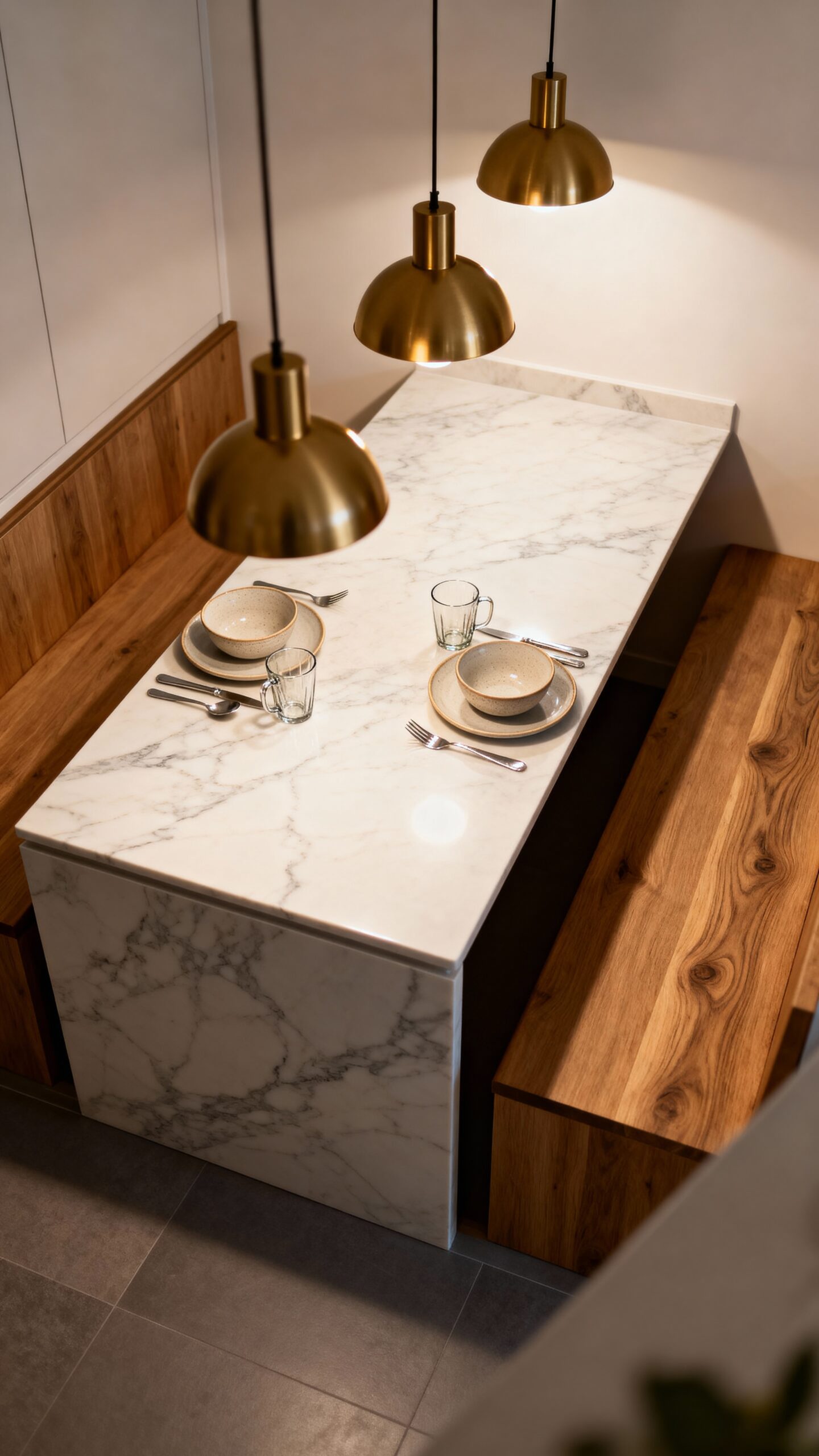 multifunctional kitchen island with dining space