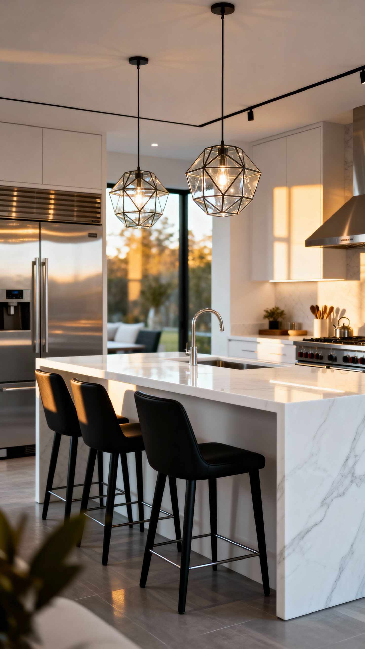 open modern functional kitchen